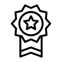 Medal Icon Line Style