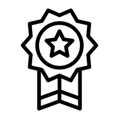 Medal Icon Line Style