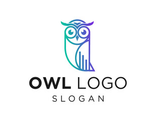 Logo design about Owl on a white background. made using the CorelDraw application.