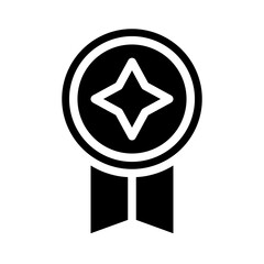 Medal Icon Glyph Style