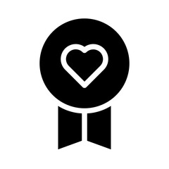 Medal Icon Glyph Style