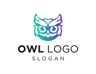 Logo design about Owl on a white background. made using the CorelDraw application.