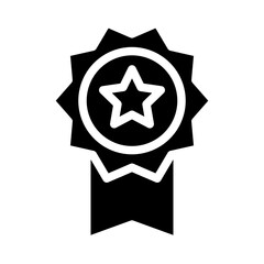 Medal Icon Glyph Style