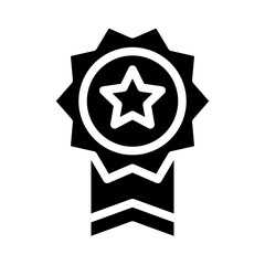 Medal Icon Glyph Style