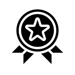 Medal Icon Glyph Style