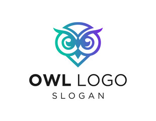 Logo design about Owl on a white background. made using the CorelDraw application.