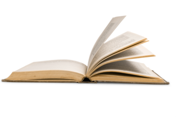 Open study book. Education concept