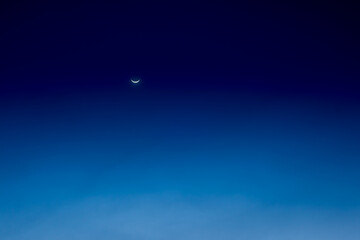 Fototapeta na wymiar moon in the sky