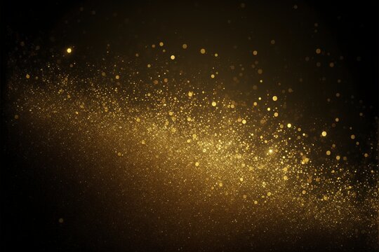 Gold Glitter Border Black Background Images – Browse 30,947 Stock