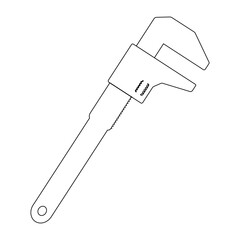 wrench icon vector