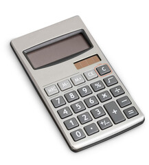 School study supplies, silver calculator