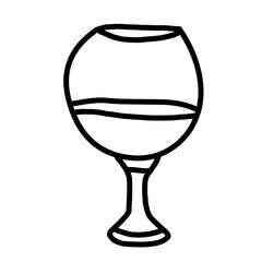 Set Doodle Party vector icon