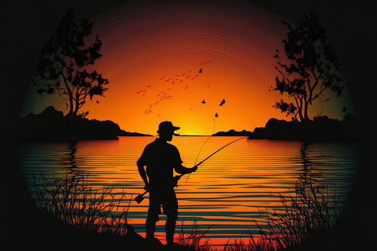 Fishing Background Images – Browse 1,455 Stock Photos, Vectors, and Video