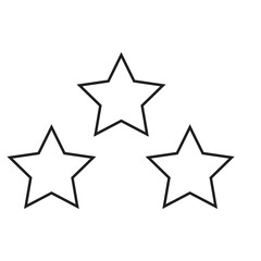 Obraz premium Favorite, special, stars icon