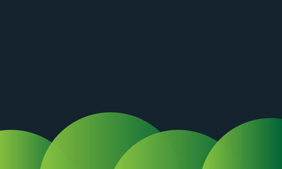 Fototapeta premium Modern geometric background for business presentation overlap layer half green circle