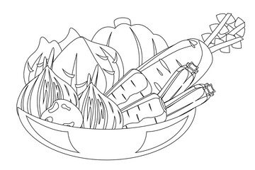 food coloring vector