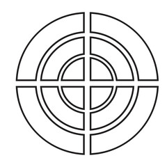 Focus, target icon
