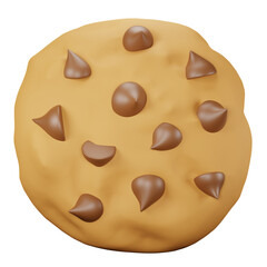 cookie biscuit 3d illustration