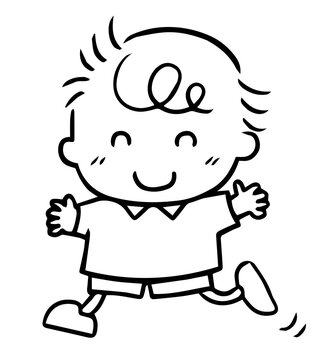 boy athlete cartoon doodle kawaii anime coloring page cute illustration drawing clip art character chibi manga comic