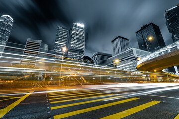 Car light trails