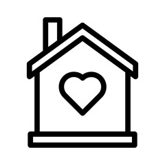 home line icon illustration vector graphic