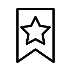 favorite line icon illustration vector graphic