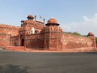 World heritage site red fort Delhi, India