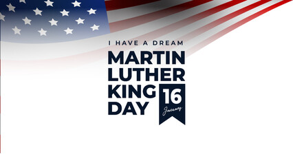 Martin Luther king day themed design, perfect for posters, backgrounds, social media posts etc - obrazy, fototapety, plakaty