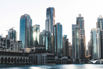 Fototapeta na wymiar Dubai city skyline