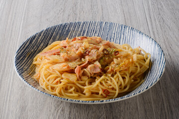 キムチのパスタ
