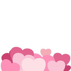 Valentine's Day Minimal Heart Design, Card element for design. Beautiful Grunge heart. Valentine's day. For holiday, postcard, poster, carnival, banner, birthday and children's illustration Beautiful.