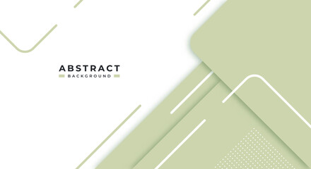 Abstract Grass Green Background Geometric Shape Paper Layers with Copy Space for Decorative web layout, Poster, Banner, Corporate Brochure and Seminar Template Design