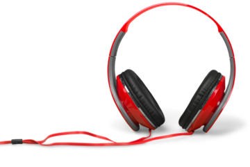 Modern colored sound stereo headphones