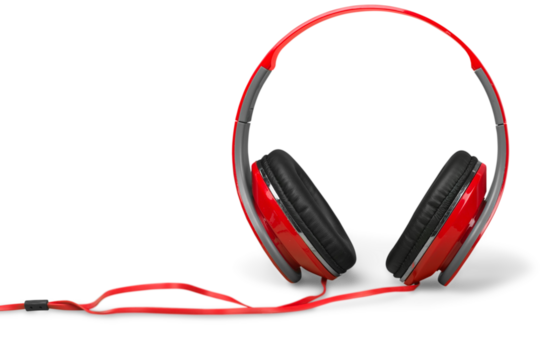 Modern colored sound stereo headphones