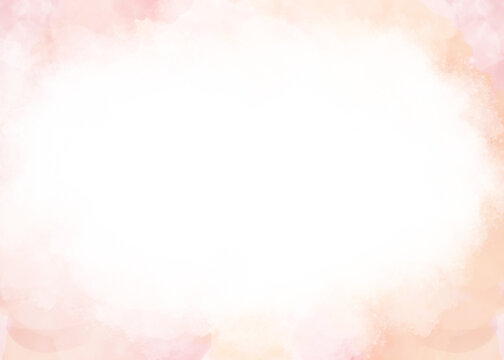 transparent watercolor border frame effect