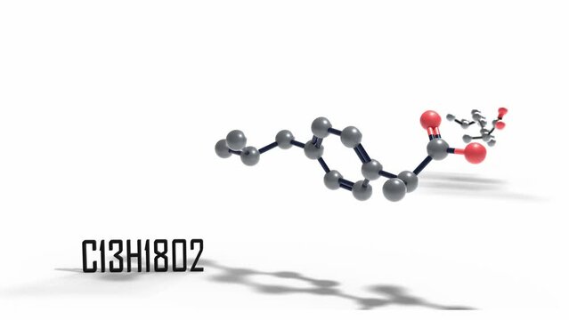 Iboprofen Fiebersaft 3D Animation mit Puase Anfang und Ende