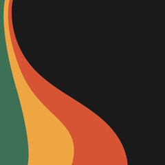 black history month empty background copy space area