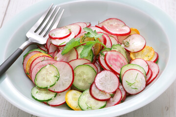 Radish salad, food related to Oktoberfest