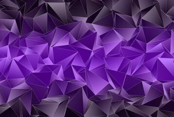 Obraz premium Abstract Low-Poly background. triangulated texture. Design 3d. Polygonal geometrical pattern. Triangular modern style