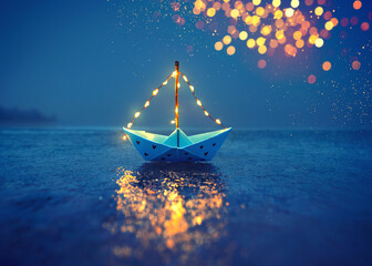 leuchtendes Boot