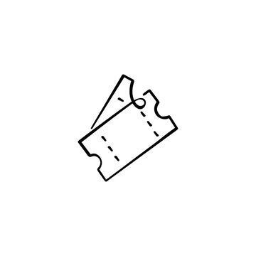 recommend clip art: Ticket Line Style Icon Design