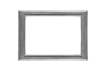Wooden border photo frame gray washed minimalistic modern looking rectangular