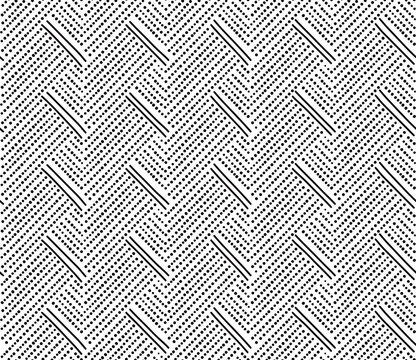 Prehistoric Pottery Bell Beaker Culture Inspired Seamless Dotted Pattern - Optical Illusion Art
