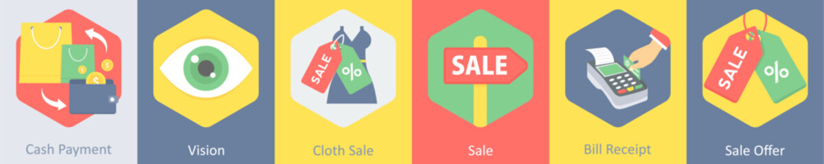 cash payment, vision, cloth sale