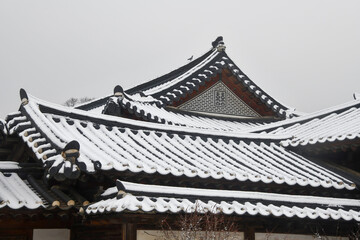 서울, 경복궁의 겨울