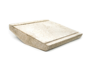 Precast Concrete Wall Cap on a white background