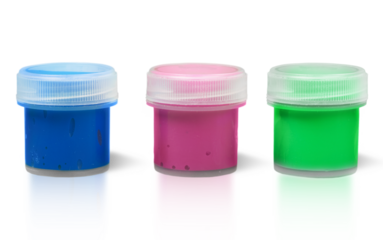 School colored stationery supplies, paint tube