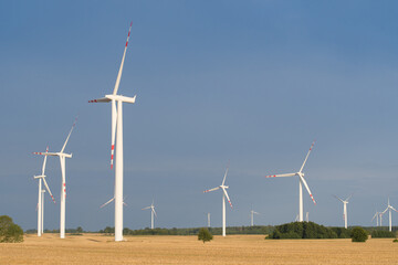 Fototapeta premium landscape with wind power