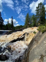 river in the mountains