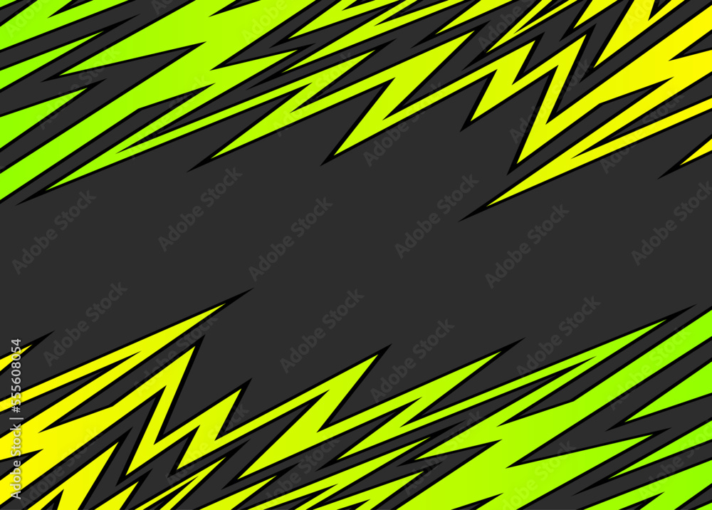 Poster abstract background with gradient arrow spike pattern and with some copy space area